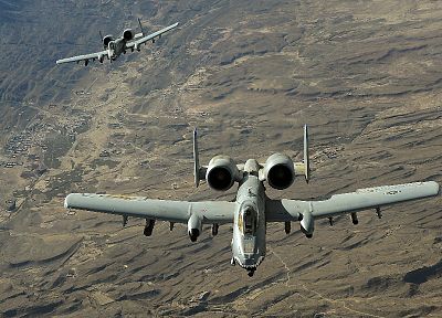 aircraft, military, Thunderbolt, A-10 Thunderbolt II - random desktop wallpaper