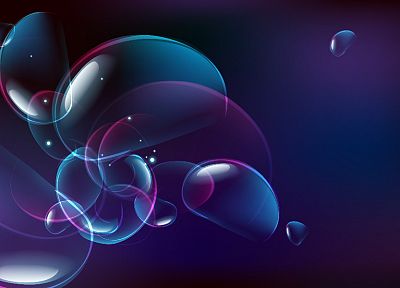 abstract, bubbles - desktop wallpaper