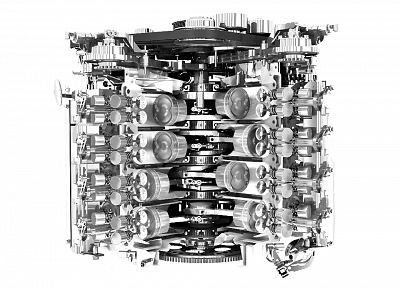 engines, V8 engine - duplicate desktop wallpaper
