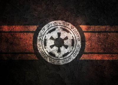 Star Wars, Coat of arms, rusted, logos, Galactic Empire - desktop wallpaper