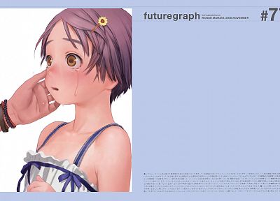 Range Murata, sad, Futuregraph - random desktop wallpaper