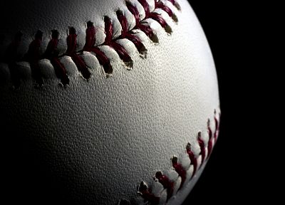 close-up, sports, baseball, grayscale, macro - desktop wallpaper