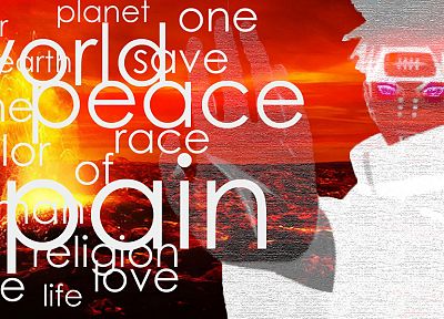 planets, peace, Naruto: Shippuden, Pein - random desktop wallpaper